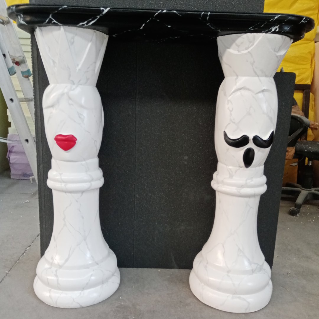 Colonne in polistirolo